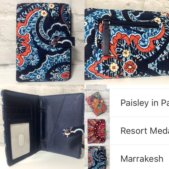 Vera Bradley Accessories Vera Bradley Passport Travel Wallet Cotton